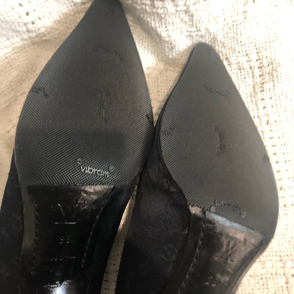 Louis Vuitton Suede Black heels shoe size 36 - Picture 11 of 13